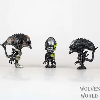 6pcs/set Q versiune Prădător Seria Predator Aniversare Vânător Junglă figurina jucarie 8cm