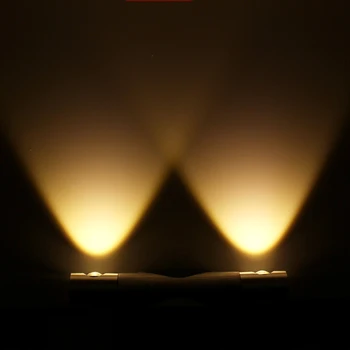 6W moderne tranșee de perete 360 de grade de rotație de perete LED corpuri de iluminat de lectură lampă de perete/oglindă cu iluminare/scara de lumină cu luminozitate ridicată