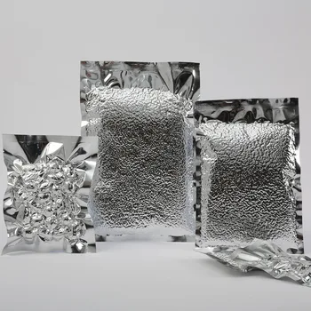 7*10cm 200Pcs/Lot Open Top Argint Folie de Aluminiu Plastic de Ambalare Sac Vid Pungi cu Sigiliu de Căldură Sac de Depozitare a Alimentelor Pachet Saci