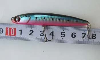 7.2 cm/6g Momeală de Pescuit, Momeală Plastic Dur Momeala Creion forma Momeală de pescuit, momeală china cârlig se scufunda