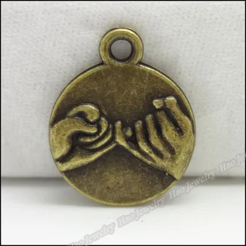 80buc Epocă Farmece Mână Pandantiv bronz Antic Aliaj de Zinc se Potrivesc Brățară Colier DIY Bijuterii din Metal Concluziile
