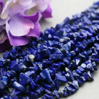 86cm Populare Lapis Lazuli Liber Rupt Margele Pietre Naturale Neregulate Brățară Colier Pentru Femei Fete Lanț de Mână Bijuterii