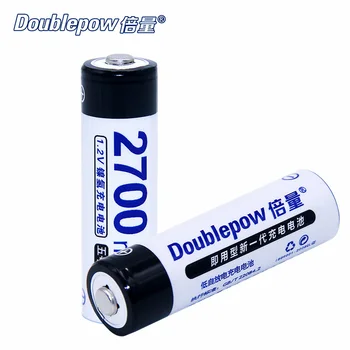 8pcs/Lot Doublepow DP-AA2700mAh 1.2 V Ni-MH Baterie Reîncărcabilă în actuala Capacitate Mare de 2700mA Celule Baterie TRANSPORT GRATUIT