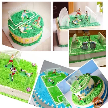 8Pcs/set jucător de Fotbal păpuși Tort de Decorare Tort, accesorii matrite Nunta fondant Cake Topper decorarea consumabile