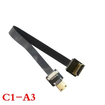 90 de Grade Unghi FPV HDMI de sex Masculin la Mini HDMI de sex Masculin FPC tv cu Cablu 10 cm, 20cm, 30cm, 50cm 100cm pentru Multicopter Fotografie Aeriană