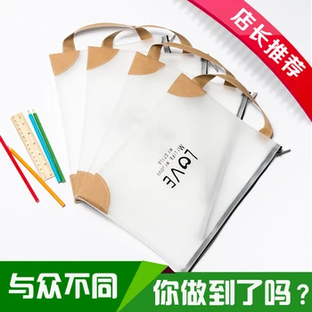 A4 fișier sac student portabil fișier transparent sac cu fermoar sac de date document sac dosar rechizite de birou depunerea produse