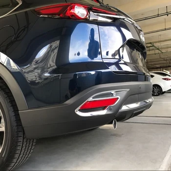 ABS-Accesorii Cromate exterioare, partea Exterioara din Spate Coada Lumina de Ceață Acoperă Trim 2 buc pentru Mazda CX-9 CX9 2016 2017 2018