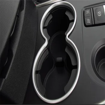 ABS Mat Crom Masina de Apă Ceașcă Titularul de Decorare Acoperire Cadru 3D Autocolant Auto Accesorii de Interior Ornamente Pentru RENAULT CADJAR 2016