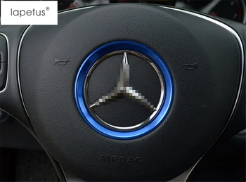 Accesorii Pentru Mercedes-Benz C-CLASS W205 - 2017 Centrul Volanului Decor Inel Acoperi Kit de Trim 1 Bucată / 2 Culoare