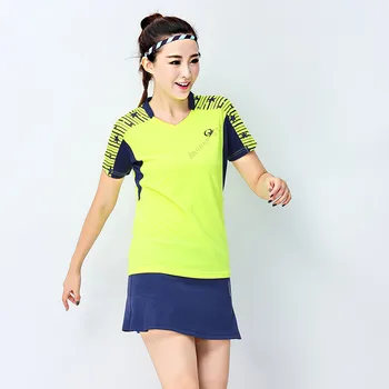 Adsmoney Bărbați/Femei de Tenis costume cămașă de Funcționare în aer liber de sport antrenament îmbrăcăminte badminton tricou tenis de masa haine tee how pentru a juca