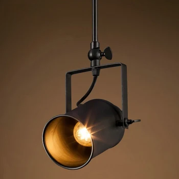 American Lumini Plafon pentru living dormitor hol modern lampă de tavan industriale negru lamparas de techo corpuri de iluminat