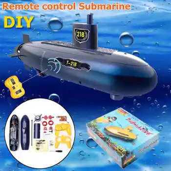 Amuzant RC Mini Submarin 6 Canale de Control de la Distanță Sub Apă de Nava Barca RC Model de Copii, Jucarie Cadou Pentru Copii