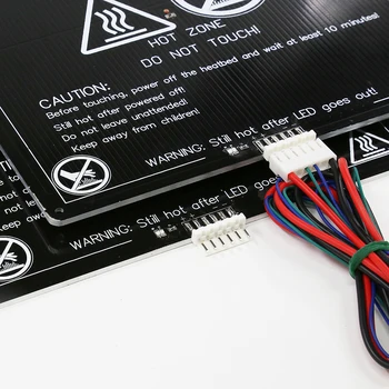 Anet Aluminiu Heatbed 12V Negru MK3 Focar MK2B & MK2A Imprimare Construi Placa Cu cablu pentru Mendel RepRap i3 Imprimantă 3D Fierbinte pat