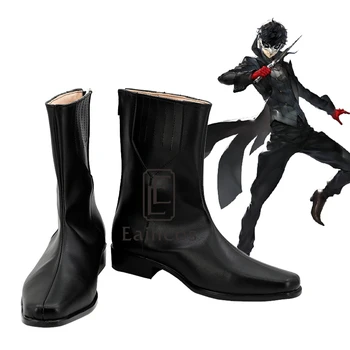 Anime Persona 5 Joker Cosplay Pantofi Negru Personalizat