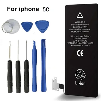 Antirr Brand Nou 1510mAh pentru iPhone 5S 5C Inlocuire Interior built-in Baterie Li-ion cu 8 buc Kit de Instrumente