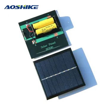 Aoshike 1buc Solar Panou Solar Încărcător de Baterie 1W4V Încărcare Solară Bord Solars Putere Banca