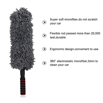 Auto microfibra masina duster perie de curățare de murdărie, praf perie curata auto Universale îngrijire instrumente de Lustruire Detaliază Prosoape Haine