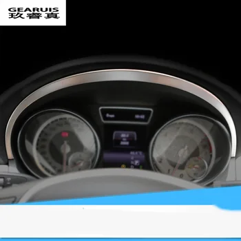 Auto styling Centrul de control al instrumentului de acoperire tapiterie interior auto banda 3D autocolant pentru Mercedes Benz GLA, CLA 180 200 260 Refit