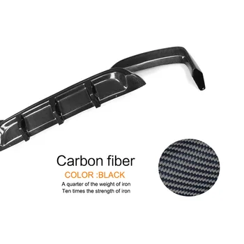 Auto-Styling Fibra de Carbon, Difuzor Spate Spoiler pentru BMW Seria 6 F06 F12 F13 M6 M-tech M-Sport Bara 2012-2016