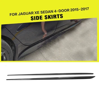 Auto-Styling Fibra de Carbon Partea Corpului Șorț Fuste Kituri pentru Jaguar XE Sedan cu 4 Usi-2017