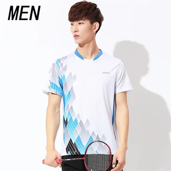 Badminton Tricou Nou Maneca Scurta Barbati de Tenis de Masă de Îmbrăcăminte iute Uscat Tenis Masculino Plus Dimensiune Tenis de Masă Jersey 601A