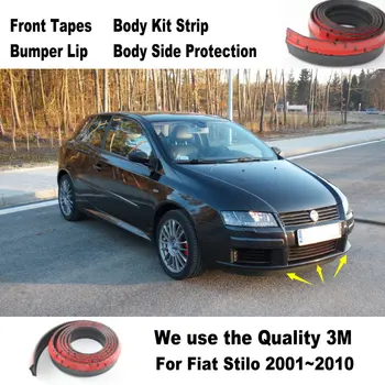Bara De Protecție Auto Buzele Pentru Fiat Stilo 2001~2010 / Spoiler Pentru Tuning Auto / Body Kit Banda / Fata Casete / Corp Carcasă De Protecție