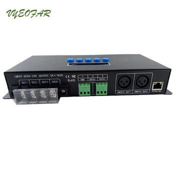 BC-216 DC5V-24V 16 canale Artnet la SPI/DMX Led WS2811 pixel controller 1024 Canal de ieșire;Led Artnet la Controler DMX