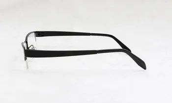 BCLEAR Fierbinte semi-fără ramă optică cadru pentru bărbați de înaltă calitate stil de moda bărbați aliaj jumătate rim ochelari de vedere cu TR picioarele confortabil