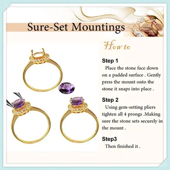 Beadsnice ID27340 de calitate de top de argint 925 semi mount inel setările de bijuterii diy accesorii noi, elegante, inele de nunta de design