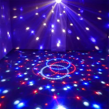 BEIAIDI 18W Control Vocal Mare Magic Ball Etapă Efect de Sunet de Lumină Activat Disco DJ Petrecere Acasă Etapa de Iluminat UE/SUA Plug