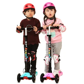Bicicleta Infantil 21 Scuter Flash Roata Copii 3-12 Ani în aer liber, Jucării pentru Copii Tricicleta Roti de Bicicleta Copil Slide Plimbare Pe Jucărie
