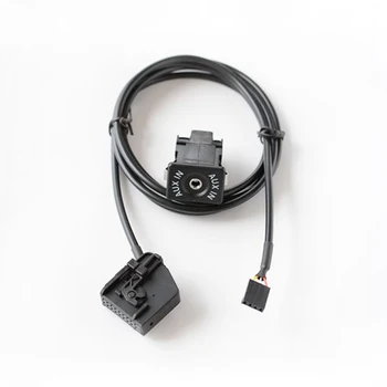 Biurlink Car Audio AUX-In Comutator AUX Cablu Adaptor 18Pin Plug pentru VW Audi MFD2 RNS2