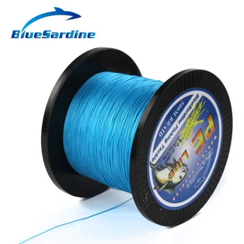 BlueSardine 500M Albastru Linie de Pescuit Multifilament Impletit PE Panglica Linia de Pescuit de Pescuit Fir de Pescuit 12LB - 90LB