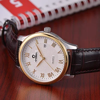 Brand de lux ceasuri de oameni de afaceri clasic Relogio Masculino bărbați cuarț ceas de mână din piele rezistenta la apa CASIMA 5116