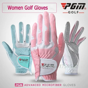 Brand PGM de Golf Mănuși de Sport pentru Femei Mănuși Stânga & Dreapta de Înaltă Calitate Nanometri Pânză de Golf Respirabil Palma de Protecție