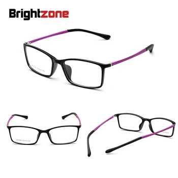 Brightzone 2017 Noua Moda Rame Ochelari de vedere Unisex Ochelari de Oțel Cadru bărbați Ochelari Plate Cadru Clar de Lentile de Ochelari