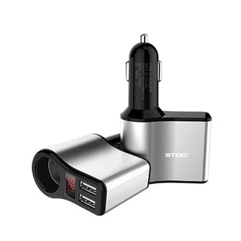 BTOD Dual USB Masina Încărcător Extern de Țigară Priză Brichetă LED Tensiune Pentru iPhone 5 5S 6 6S 7 Plus Samsung Huawei Adaptor