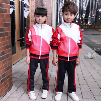 Băieți și Fete la Școală Uniformă Jachete Geaca + Pantaloni Copii Costum sport Haina Copii Treninguri haine Pentru 3-12T A53
