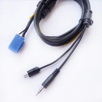 Cablu Aux Mini ISO 8 Pini Port Pentru VW ISO 8 Pini Bla-punkt Radio pentru Telefon Inteligent Android