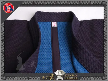 Calitate de Top Bleumarin cu Strat Dublu Kendo Super kendogi cu HiDriTex-Transport Gratuit-International Kendo Federation Furnizor