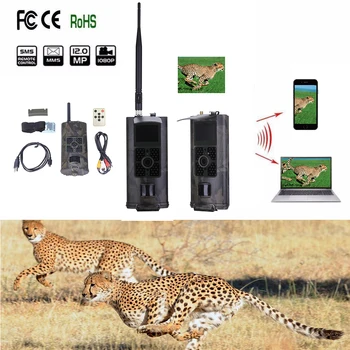 Camera de vânătoare MMS 3G HC700G 16MP Camera Viziune de Noapte de vânătoare GPRS SMTP 1080P Animale Sălbatice Camere Traseu Capcana camera Foto