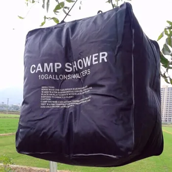 Camping Duș 40 L portabil în aer liber, Drumeții Montane PVC Energie Solară Încălzit Tabără Duș Sac Solare de apă încălzită sac nou fierbinte 2016