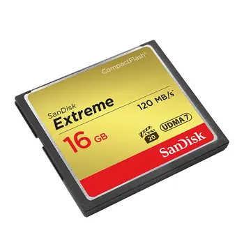 Card de Memorie Sandisk Extreme compact flash 16GB 32GB 64GB 128GB Card CF VPG-20 DE 120MB/s 4K și Full HD Video Pentru Canon D300 7D 5DSR