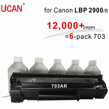 Cartuș 303 703 pentru Canon LBP 2900 LBP2900 LBP-2900 LBP2900B UCAN Nu deșeuri de praf de Mare capacitate Cartușe de Toner Reîncărcabile