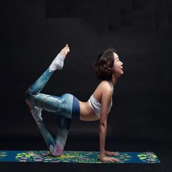 Cauciuc Natural De Mediu Tesatura Piele De Căprioară Confortabil Yog Non-Alunecare Pierde In Greutate Mat Exercițiu De Fitness Incepatori Yoga Mat