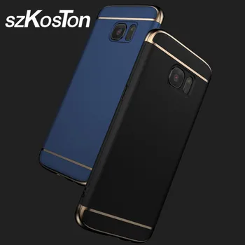 Caz de telefon Pentru Samsung Galaxy S7 S7 edge Acoperire Pentru Samsung Galaxy S8 S8 Plus de Caz Complet de Protecție Plasti Acoperi Accesorii Telefon