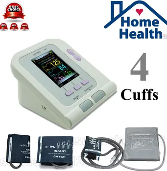 CE FDA Digital cu Monitor de Presiune sanguina,CONTEC08A Ecran LCD Color de 4 gratuit manșetă ,Software-ul PC-ului