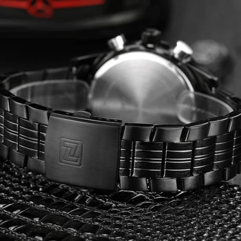 Ceasuri Barbati NAVIFORCE 9024 Brand de Lux Plin de Oțel Cuarț Ceas LED Watch Militari ai Armatei Sport Impermeabil Ceas Relogio Masculino