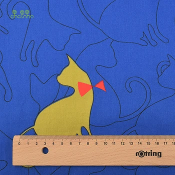 Chainho,Tipărite Diagonal de Bumbac Tesatura Satin,Pisici Serie,Pentru DIY Quilting de Cusut pentru bebeluși și Copii Cearceaf,perna,Perna Material