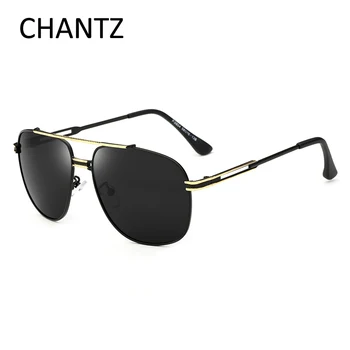 CHANTZ Moda UV Protectie ochelari de Soare Barbati Polarizati 2017 Brand de Conducere Ochelari de Soare pentru Barbati Oglindă Nuante Lentes De Sol Hombre